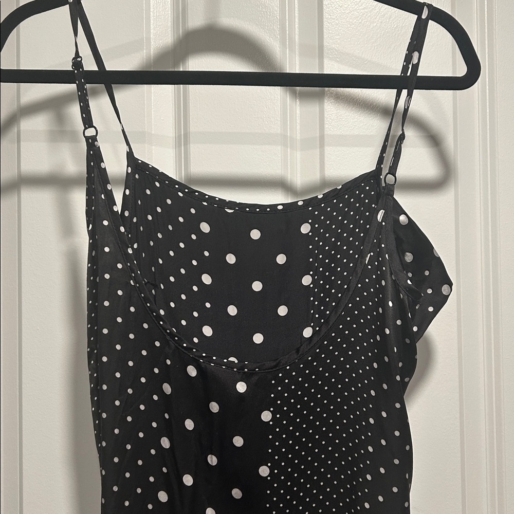 Else lingerie black and white polka dot chemise - Picture 4 of 6
